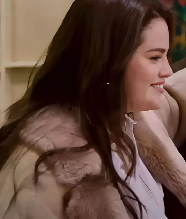 Wizards Beyond Waverly Place Selena Gomez Shearling Coat