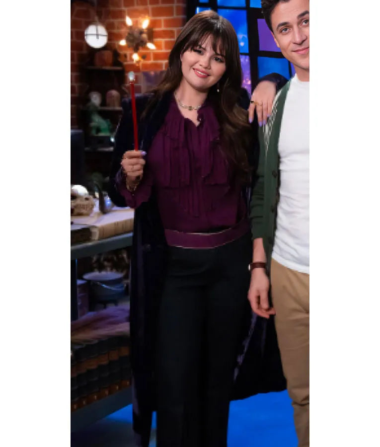 Wizards Beyond Waverly Place Selena Gomez Velvet Coat
