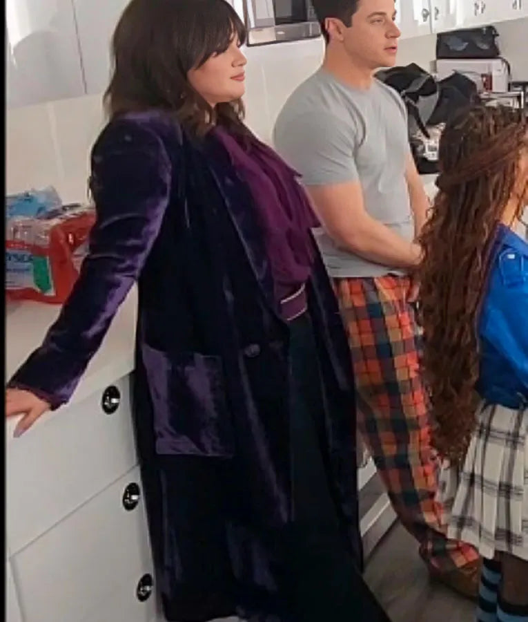 Wizards Beyond Waverly Place Selena Gomez Velvet Coat
