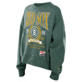 Women's Boston Red Sox New Era Green 2025 Pullover Sweatshirt Clanton Jacket