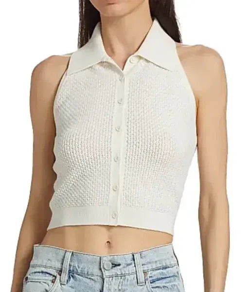 Women’s My Life With The Walter Boys S02 White Vest USA Jackets