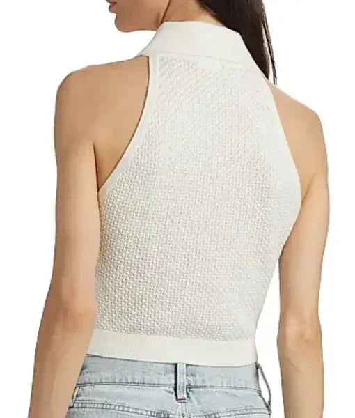 Women’s My Life With The Walter Boys S02 White Vest USA Jackets