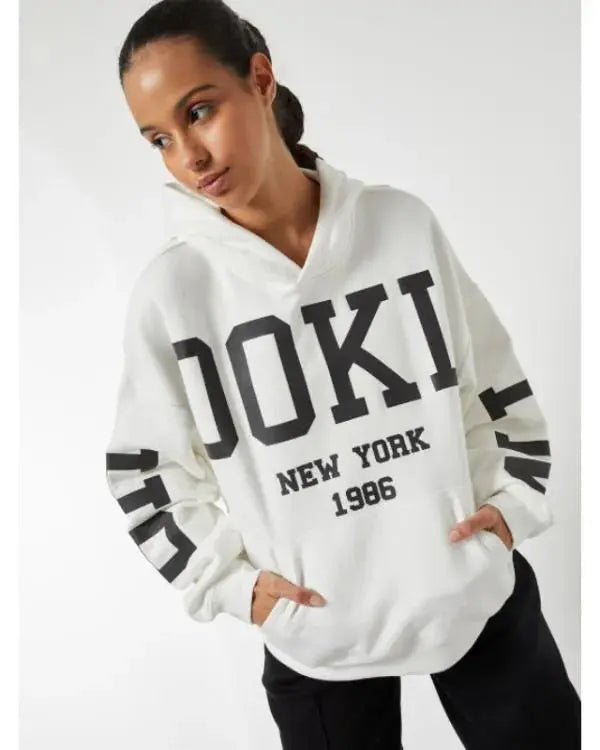 Women’s New York 1986 Oversized Hoodie WorthVee
