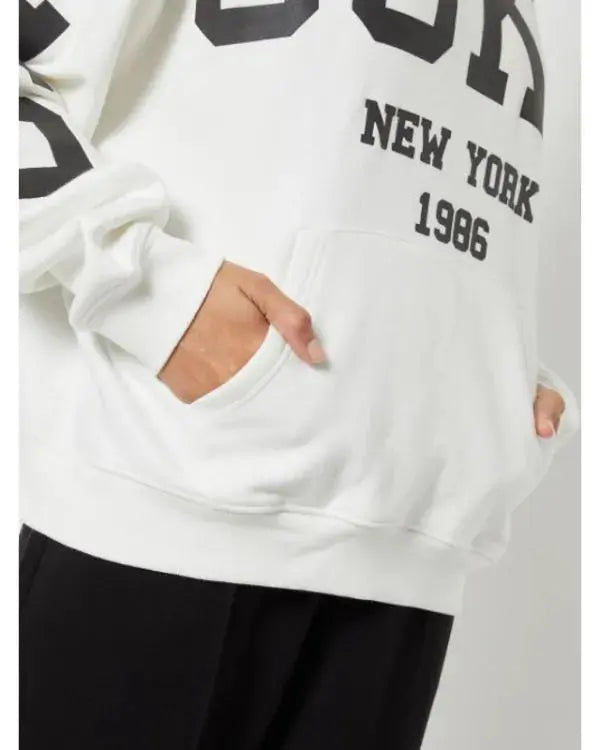 Women’s New York 1986 Oversized Hoodie WorthVee