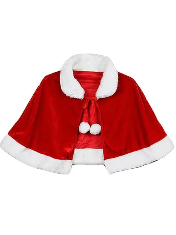 Women’s Red Santa Cape WorthVee