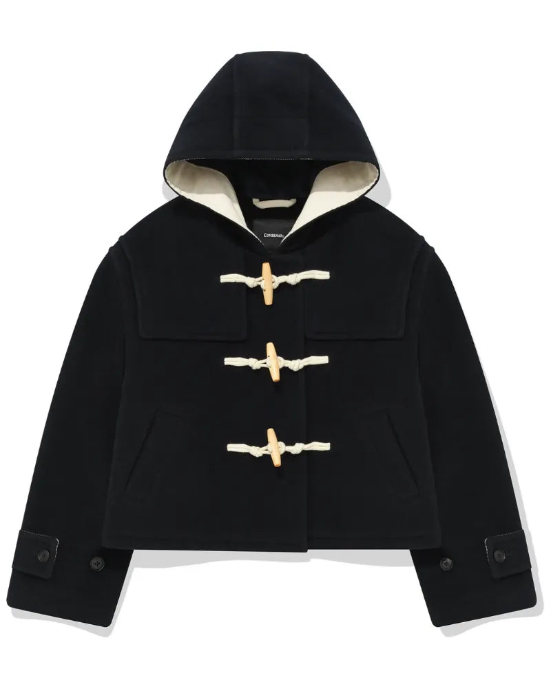 Women’s Short Duffel Coat Navy
