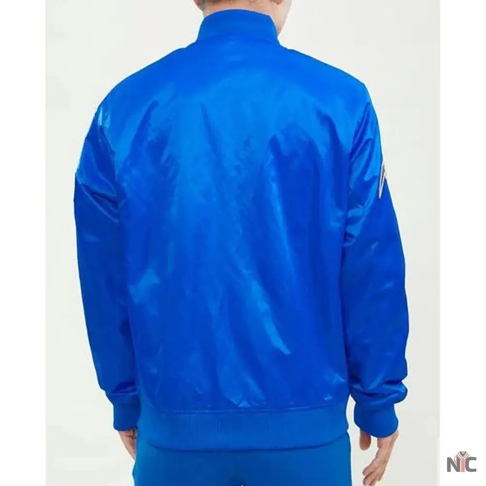 Wordmark Orlando Magic Royal Satin Jacket Clanton Jacket