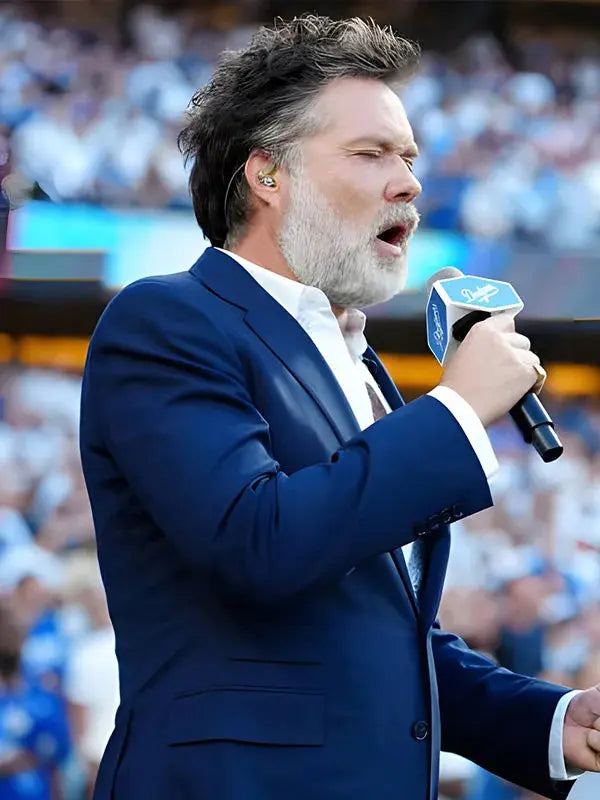 World Series 2025 Rufus Wainwright Blue Blazer WorthVee