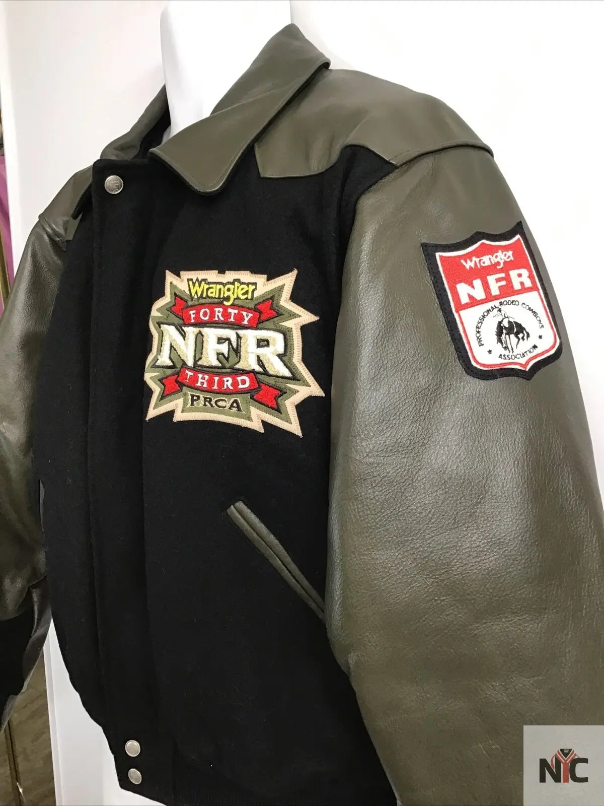 Wrangler NFR Leather Jacket Clanton Jacket