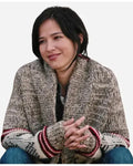 Yellowstone S05 Kelsey Asbille Grey Aztec Print Cardigan WorthVee