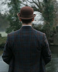 Young Sherlock Hero Fiennes Tiffin Plaid Tweed Suit