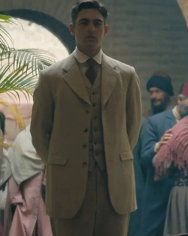 Young Sherlock Hero Fiennes Tiffin Suit