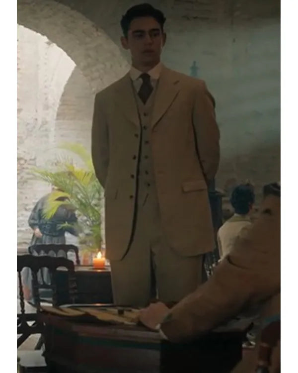 Young Sherlock Hero Fiennes Tiffin Suit