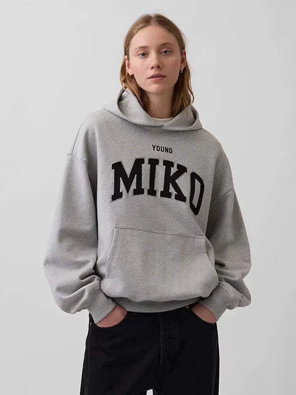 Young Miko Adult Heavyweight Logo Hoodie WorthVee