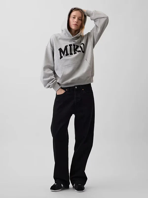 Young Miko Adult Heavyweight Logo Hoodie WorthVee