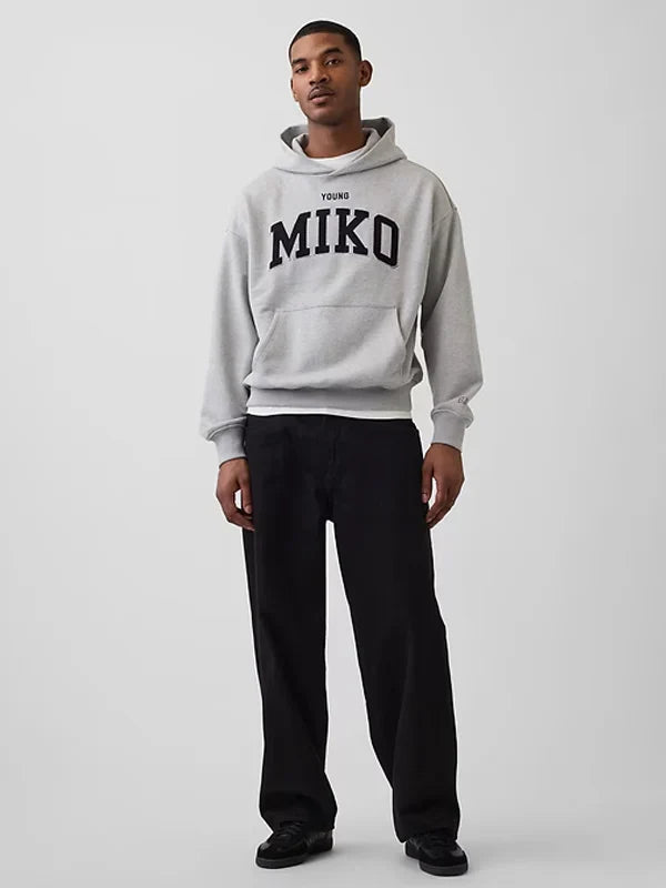 Young Miko Adult Heavyweight Logo Hoodie WorthVee