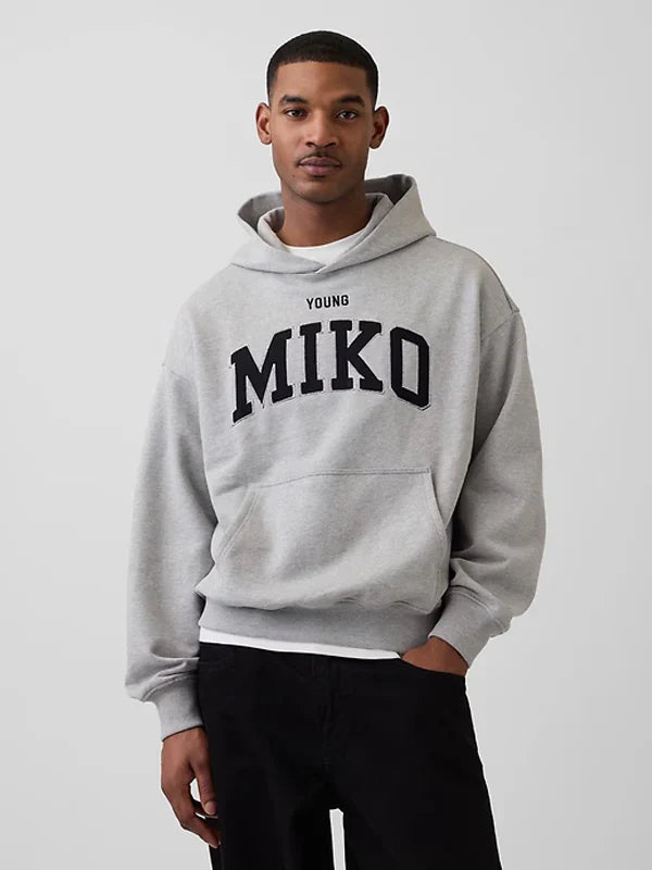Young Miko Adult Heavyweight Logo Hoodie WorthVee