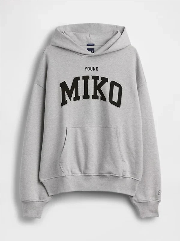 Young Miko Adult Heavyweight Logo Hoodie WorthVee