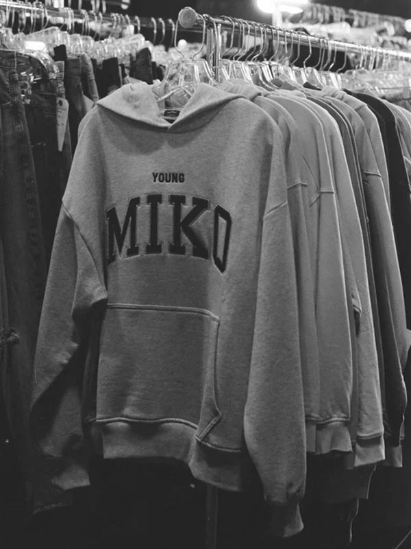 Young Miko Adult Heavyweight Logo Hoodie WorthVee