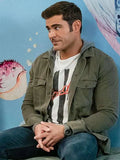 Zac Efron A Family Affair 2024 Green Jacket Shopotiny