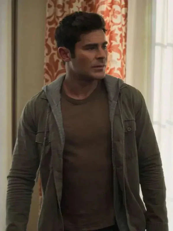 Zac Efron A Family Affair 2024 Green Jacket Shopotiny