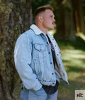 Zach Bryan Blue Denim Jacket Clanton Jacket