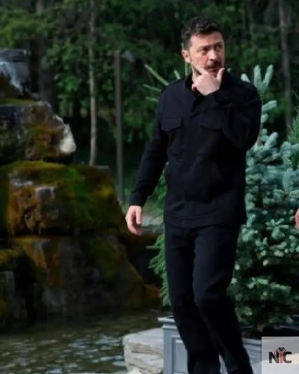 Zelensky Black Jacket Clanton Jacket