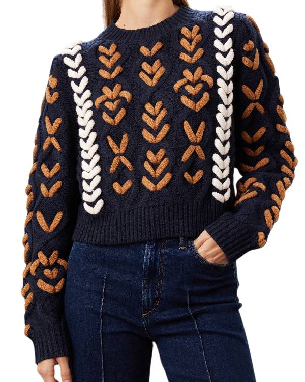 CBS Mornings Adriana Diaz Knit Sweater