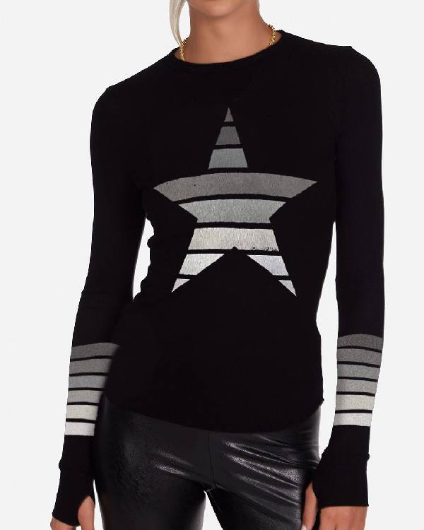 Real Housewives of Orange County Emily Simpson Star Sweater Shopotiny