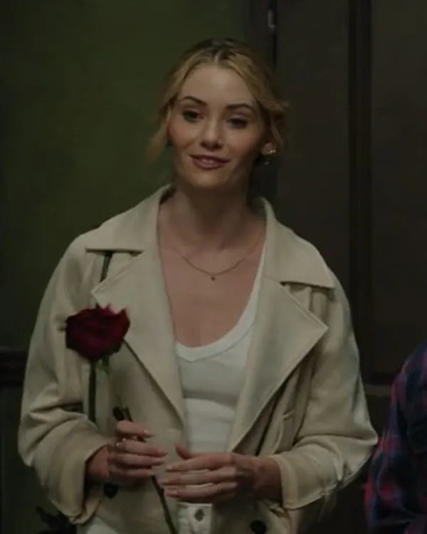 F*ck Valentines Day Virginia Gardner Short Trench Coat