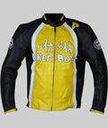 Derek Luke aka Biker Yellow Motorcycle Jacket Clanton Jacket