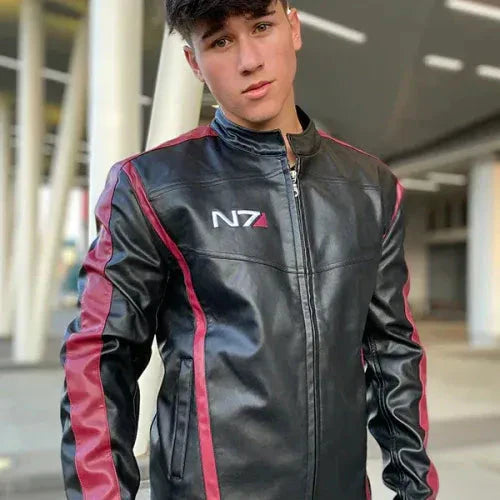 Mens Mass Effect N7 Jacket Clanton Jacket
