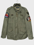 Polo Ralph Lauren M-65 Combat Jacket US-RL Military Army Patch Field WorthVee