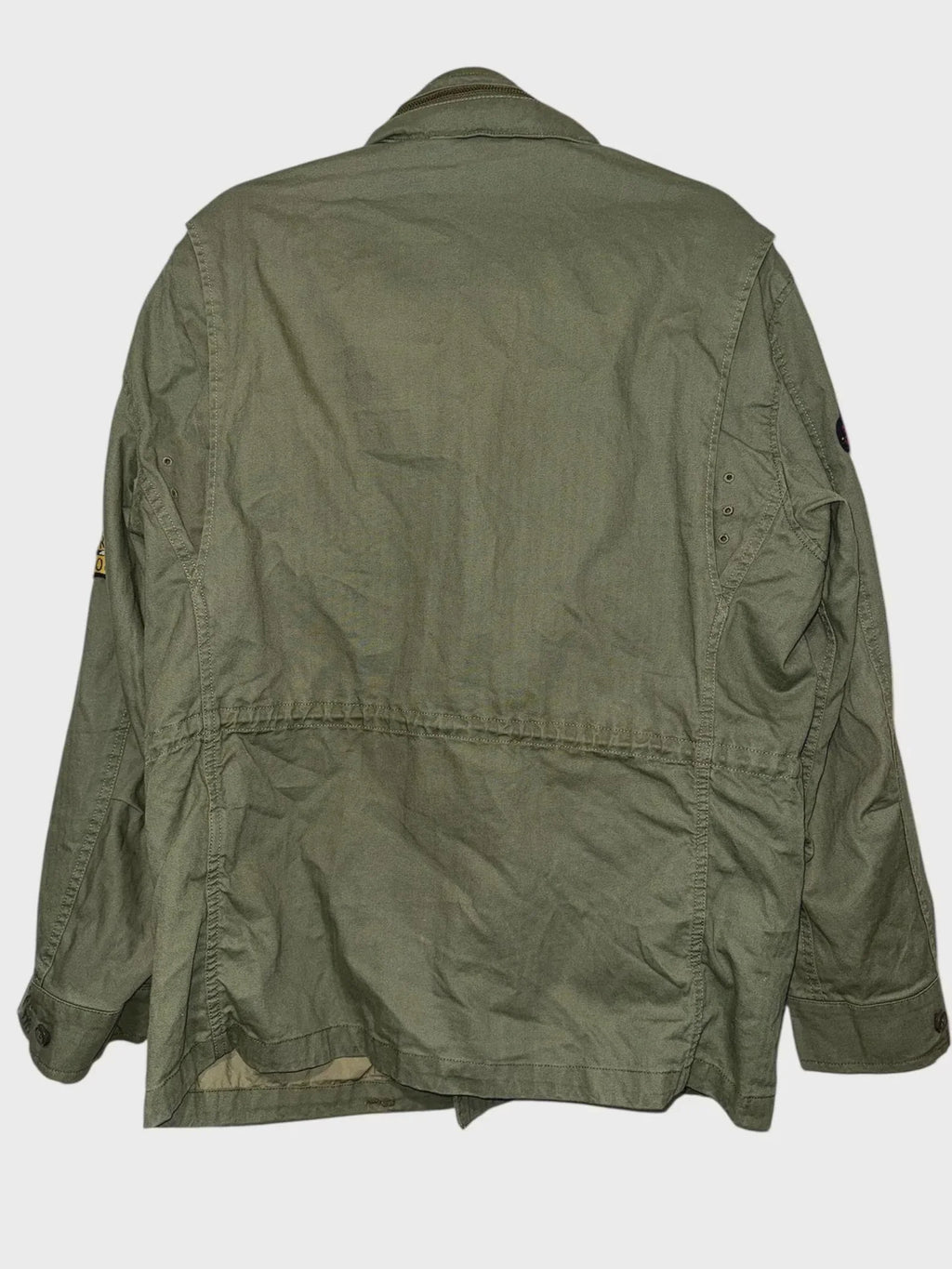 Polo Ralph Lauren M-65 Combat Jacket US-RL Military Army Patch Field WorthVee