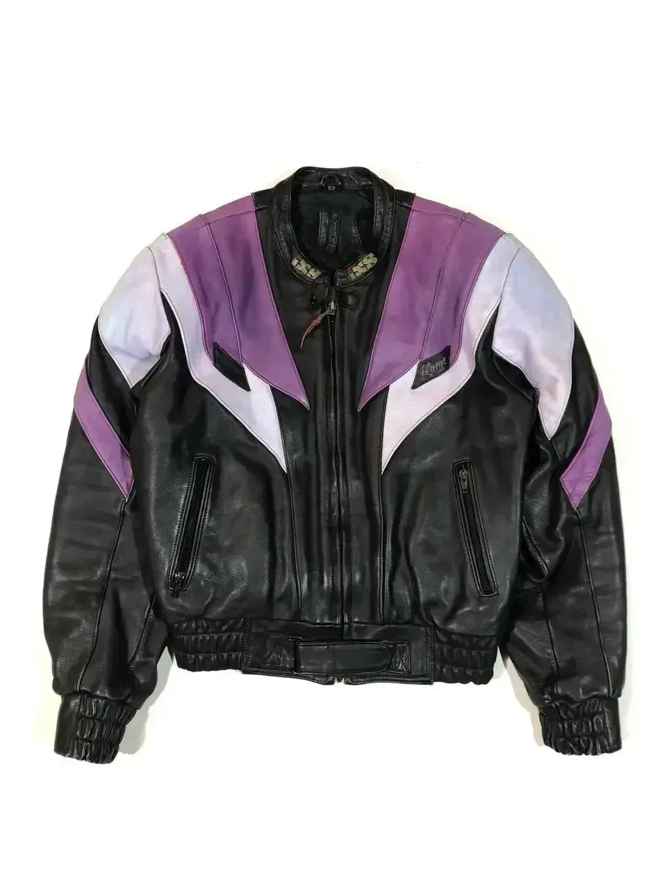 Men’s IXS Vintage Leather Biker Jacket Clanton Jacket