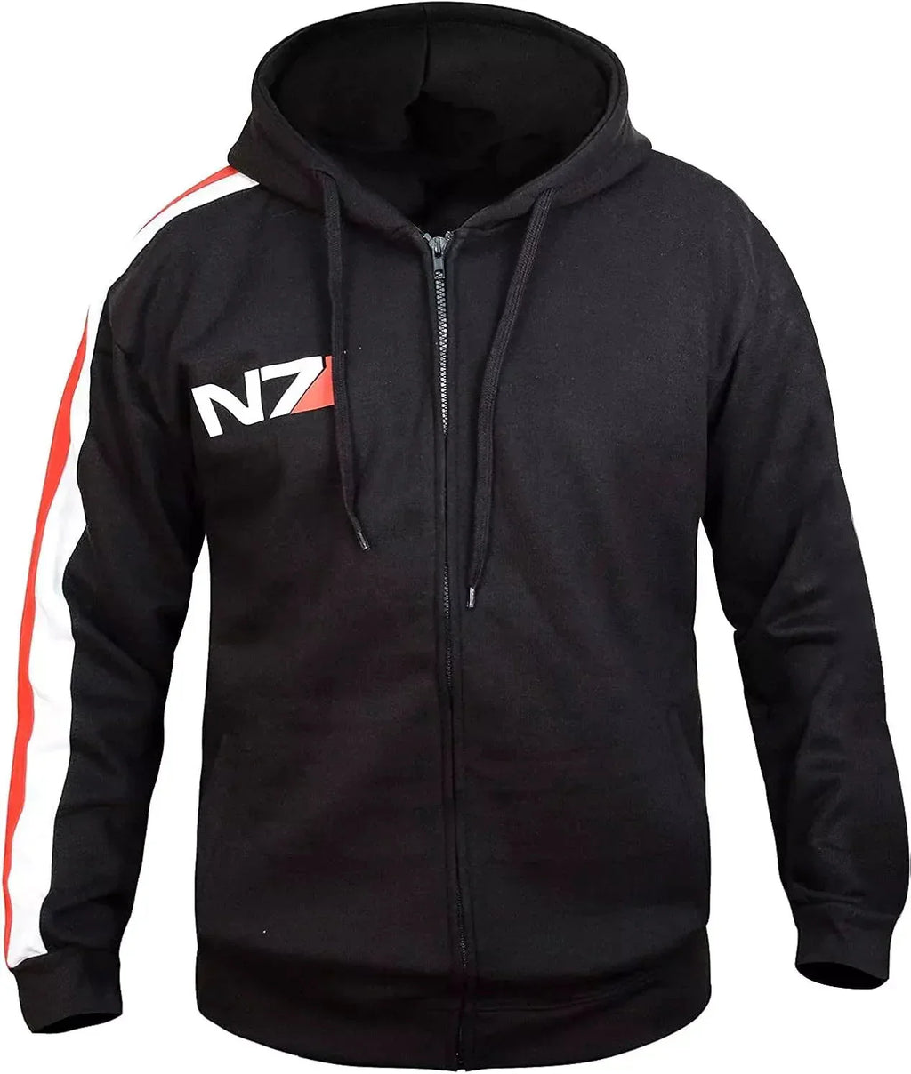 Mens Mass Effect N7 Hoodie Clanton Jacket