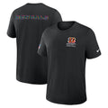 Cincinnati Bengals Nike Black 2025 NFL Crucial Catch Tri-Blend Dri-FIT T-Shirt Trendy Layer