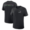 New England Patriots Nike Black 2025 NFL Crucial Catch Tri-Blend Dri-FIT T-Shirt Trendy Layer