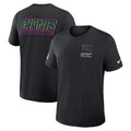 New York Giants Nike Black 2025 NFL Crucial Catch Tri-Blend Dri-FIT T-Shirt Trendy Layer