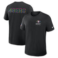 San Francisco 49ers Nike Black 2025 NFL Crucial Catch Tri-Blend Dri-FIT T-Shirt Trendy Layer