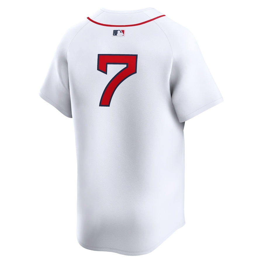 Men's Boston Red Sox Masataka Yoshida Nike White Home Limited Player Jersey Kansas Jacket