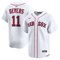 Men's Boston Red Sox Rafael Devers Nike White Home Limited Jersey Kansas Jacket