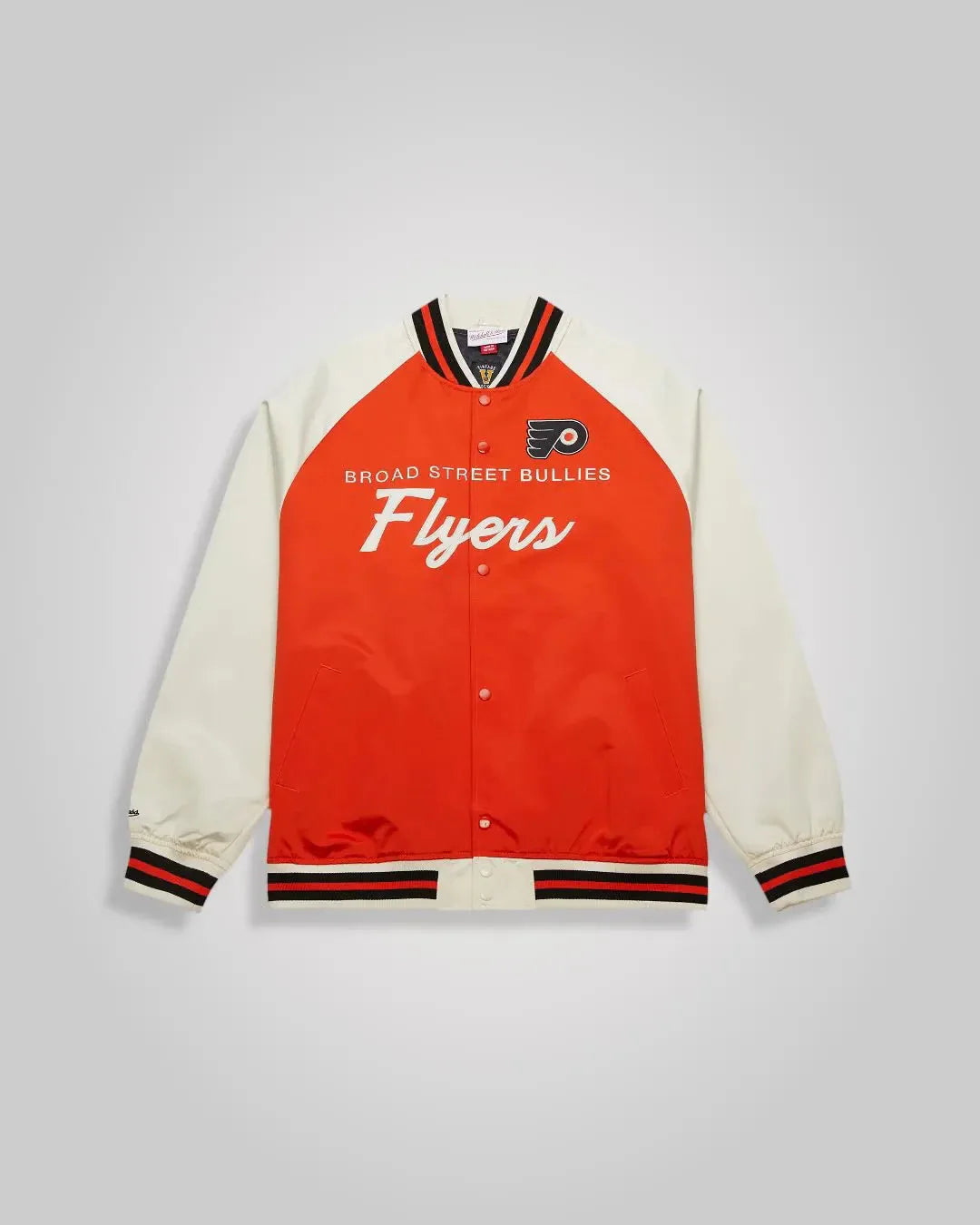 Philadelphia Flyers Orange Varsity Jacket Clanton Jacket