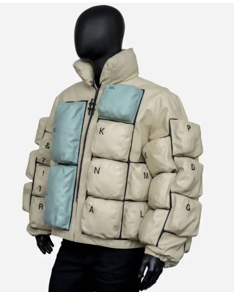 The Keyboard Quilted Puffer Jacket Clanton Jacket