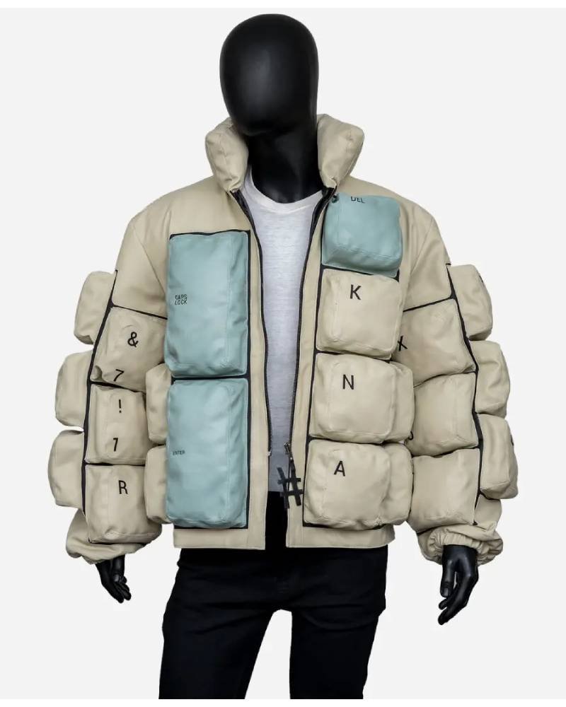 The Keyboard Quilted Puffer Jacket Clanton Jacket