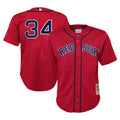 Toddler Boston Red Sox David Ortiz Mitchell & Ness Red Cooperstown Collection Mesh Batting Practice Jersey Kansas Jacket