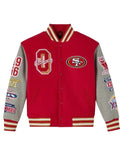 NFL San Francisco 49ers Red Varsity Jacket WorthVee