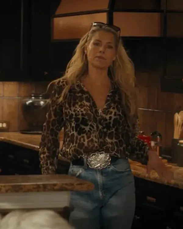 Landman S02 Ali Larter Leopard Printed Blouse WorthVee