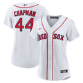 Women's Boston Red Sox Aroldis Chapman Nike White Home Replica Jersey Kansas Jacket