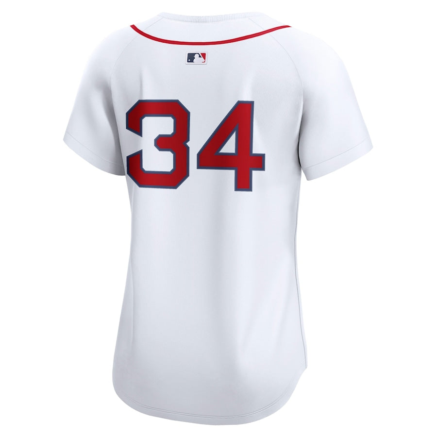 Women's Boston Red Sox David Ortiz Nike White Home Limited Player Jersey Kansas Jacket